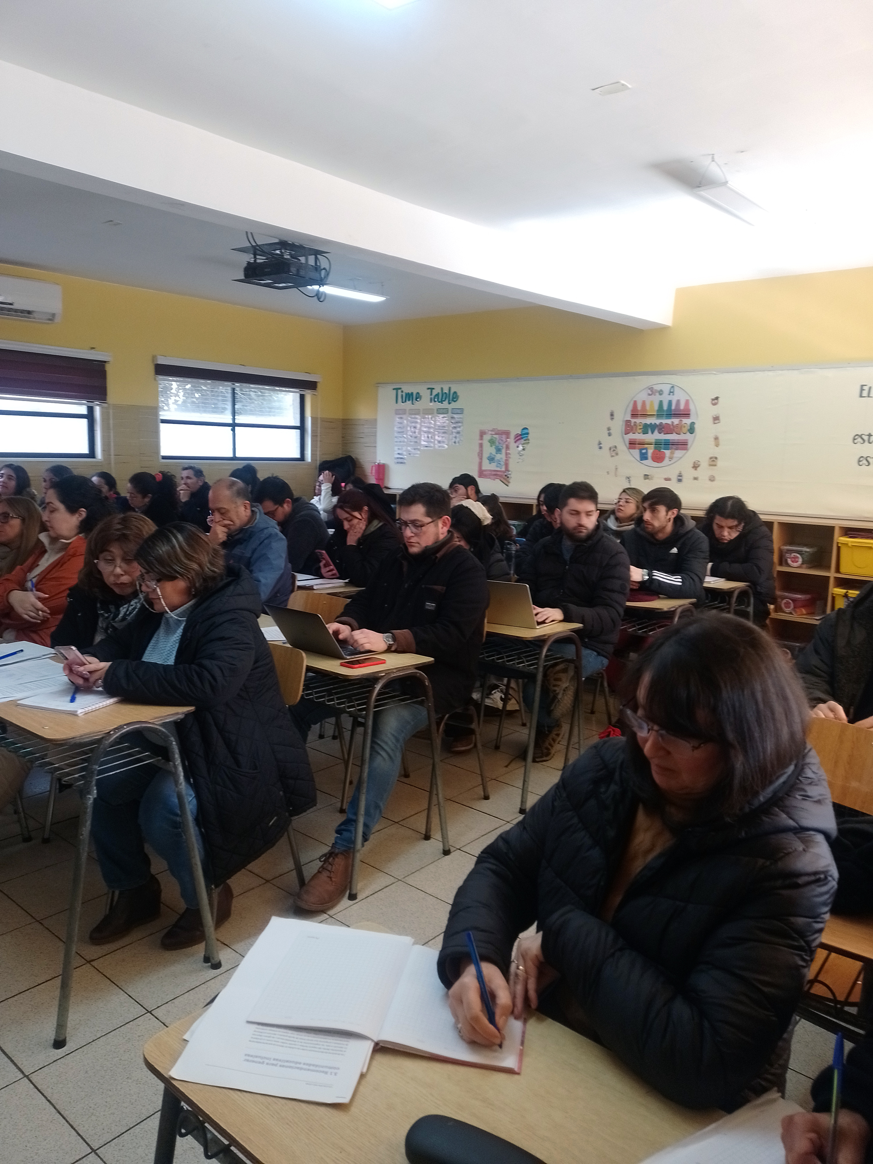 ¡Capacitación a Funcionarios Colegio de María de Talca!